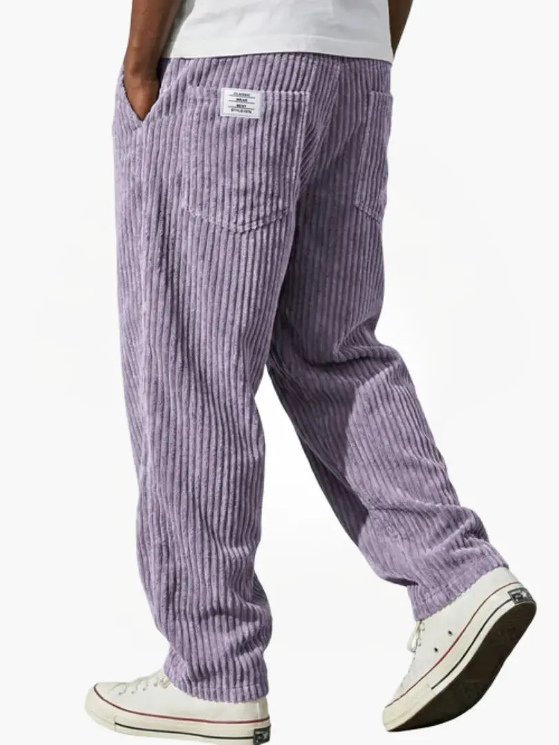 Fletcher - Pantaloni Classici in Velluto a Coste e Comodi