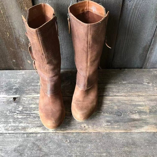 Giulia - Stivali in Pelle Vegana da Autunno