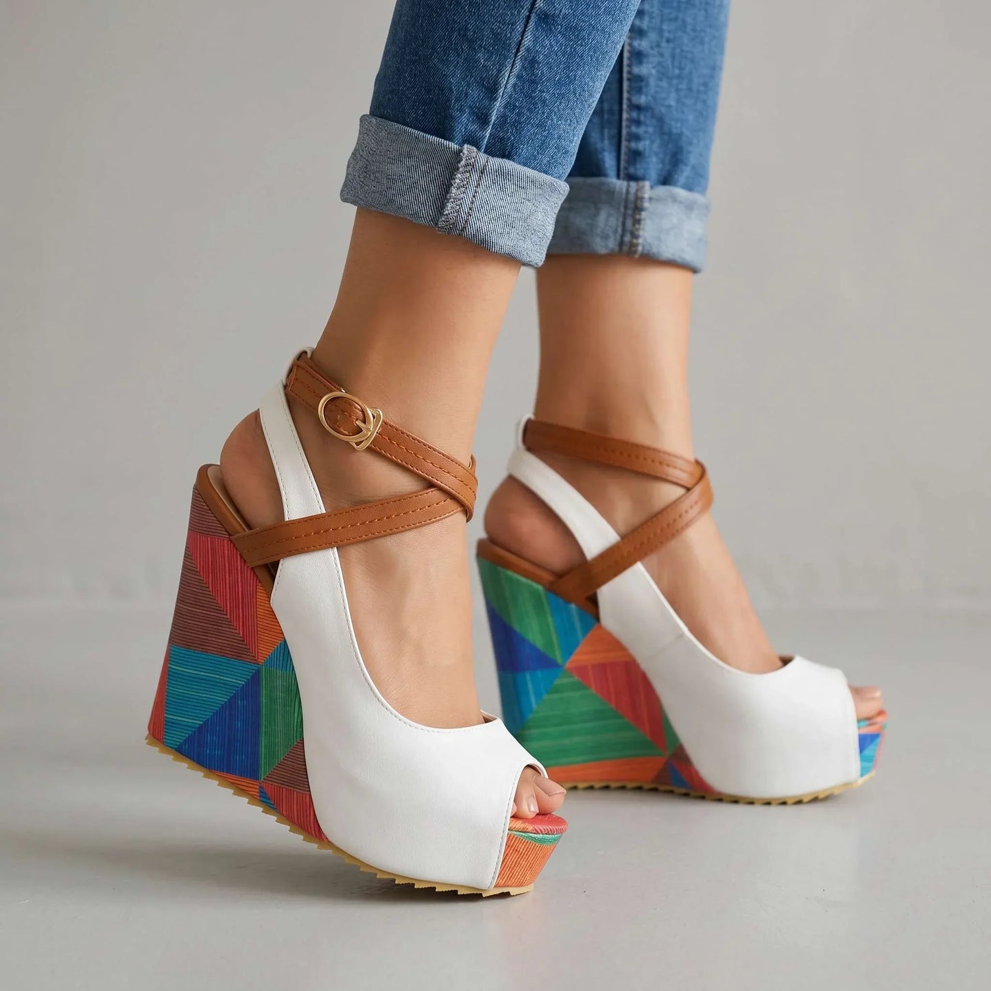 Nelida - sandali a zeppa