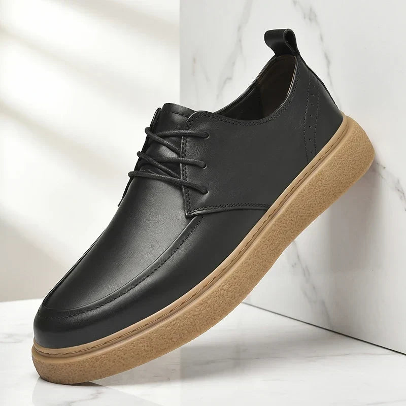ZP15 - Scarpe da ginnastica in pelle bicolore