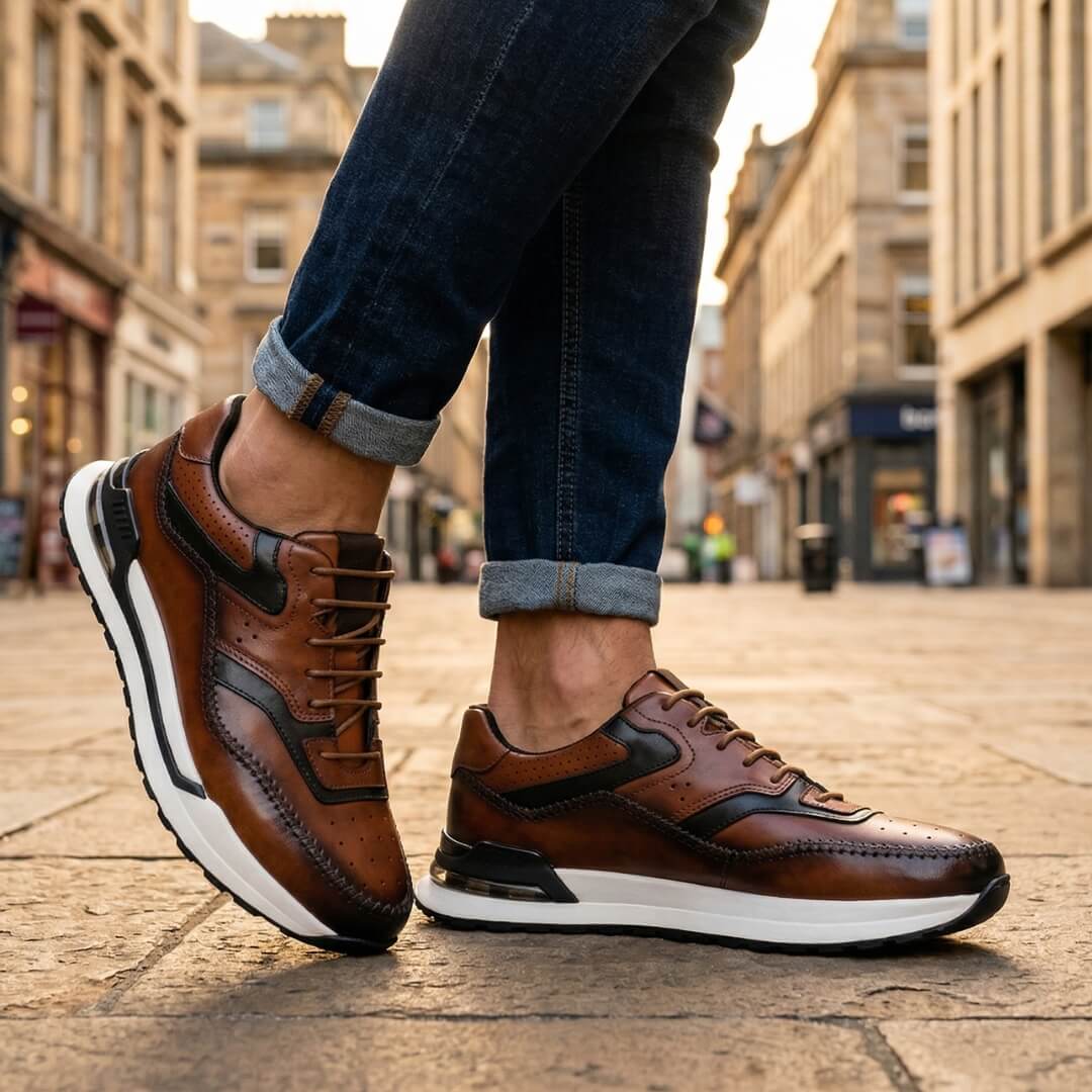 ZP04 - Sneakers in pelle multicolore
