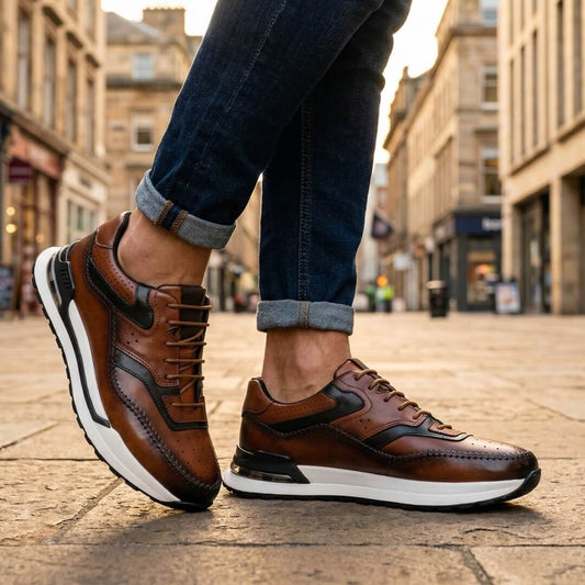 ZP04 - Sneakers in pelle multicolore