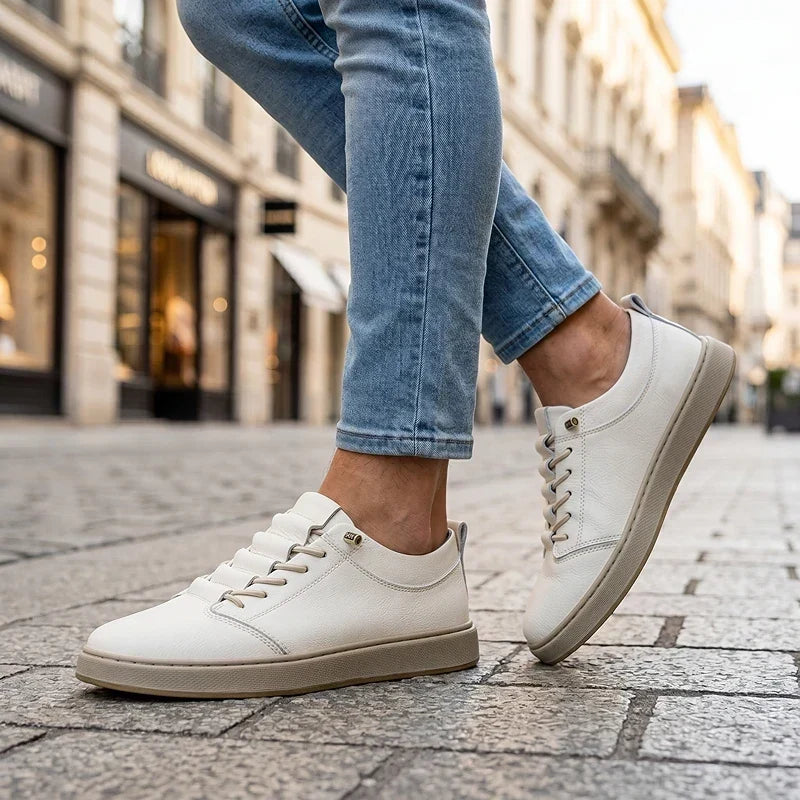 ZP09 - Scarpe da ginnastica in pelle sartoriali