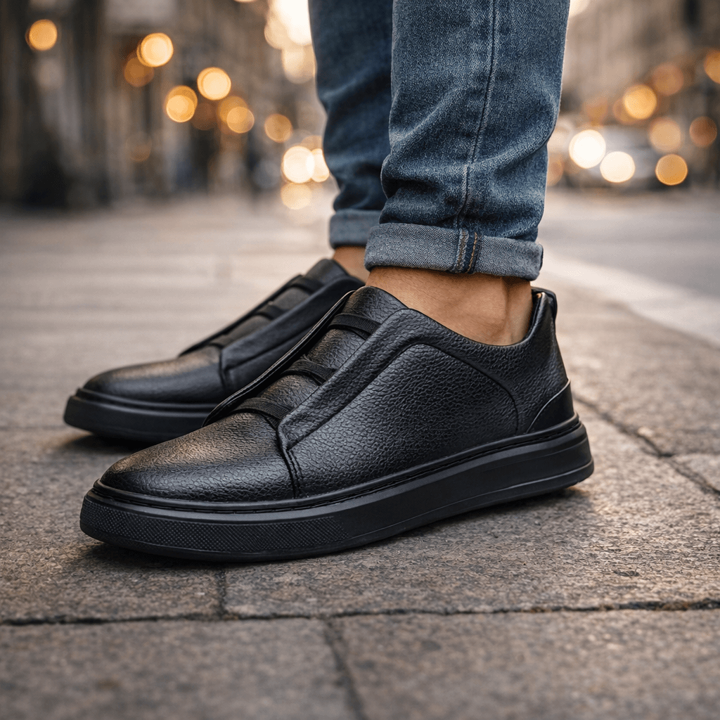ZP11 - Scarpe da ginnastica in pelle urbane