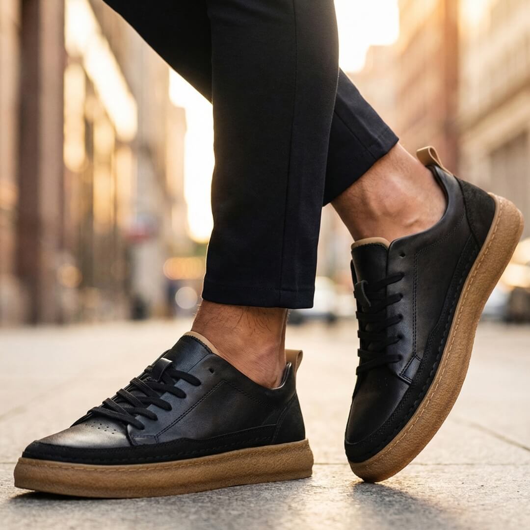 ZP02 - Sneakers in Pelle Cucite a Mano