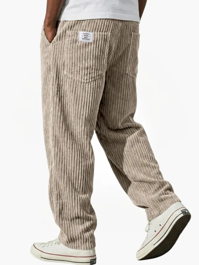 Fletcher - Pantaloni Classici in Velluto a Coste e Comodi