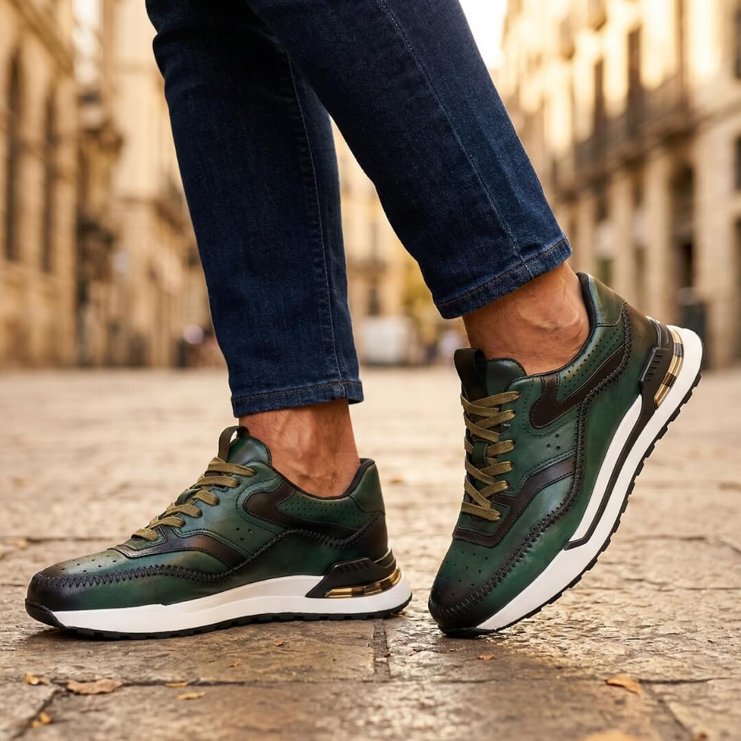 ZP04 - Sneakers in pelle multicolore