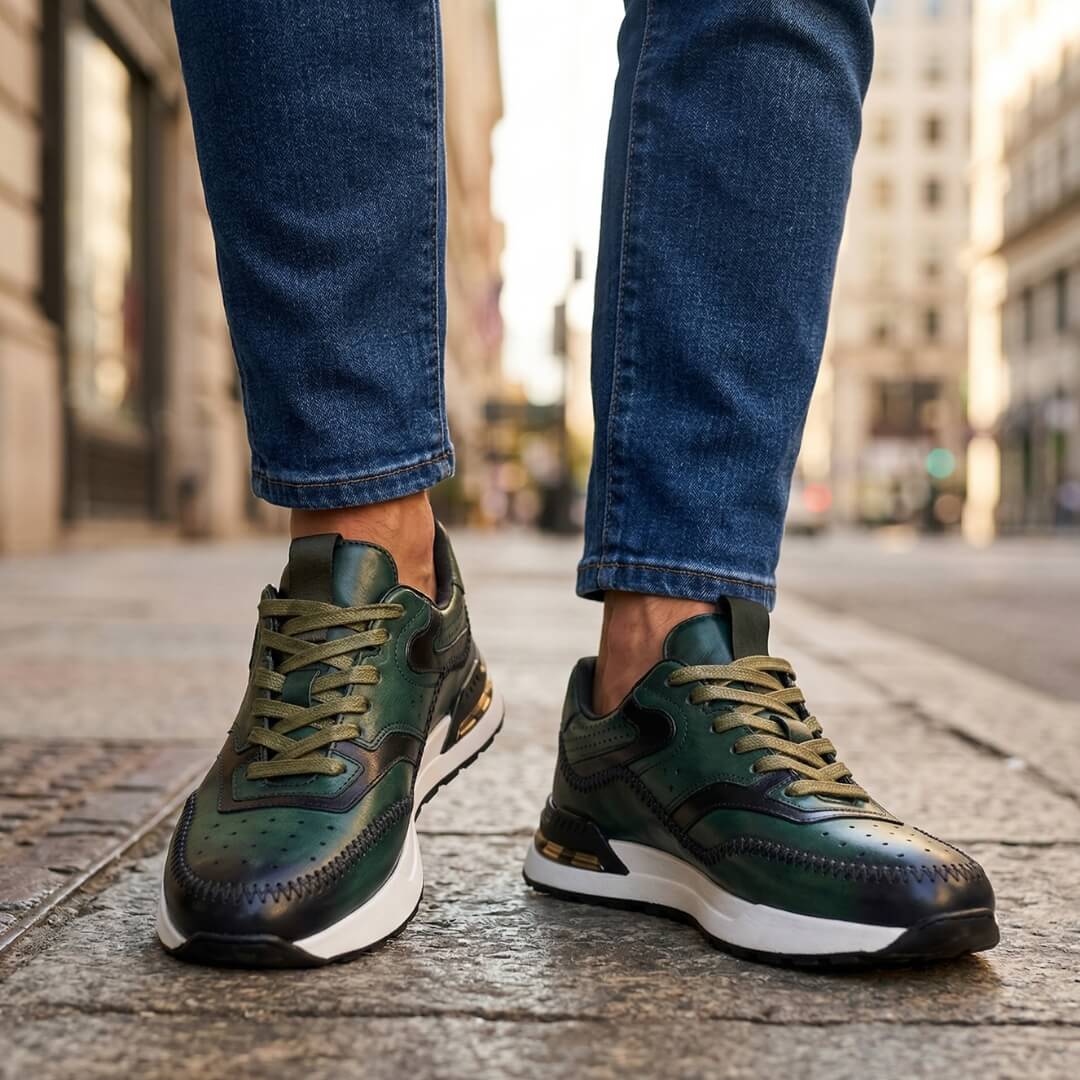 ZP04 - Sneakers in pelle multicolore