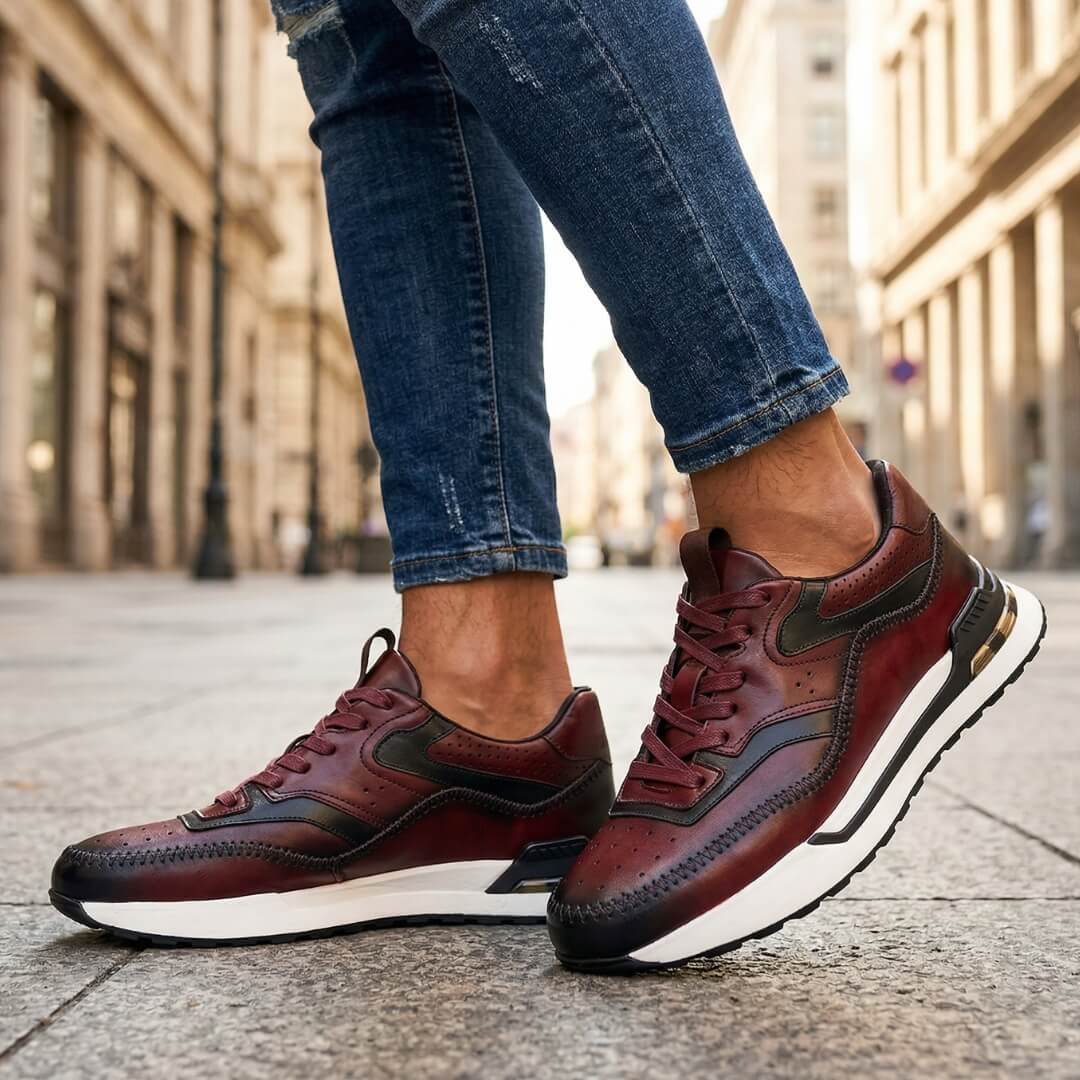 ZP04 - Sneakers in pelle multicolore
