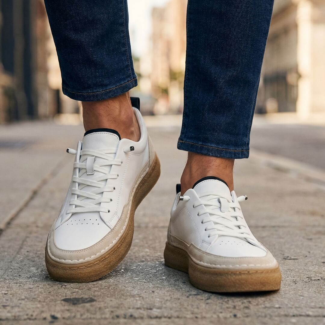 ZP02 - Sneakers in Pelle Cucite a Mano