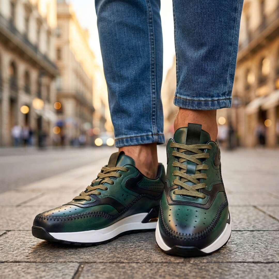 ZP04 - Sneakers in pelle multicolore