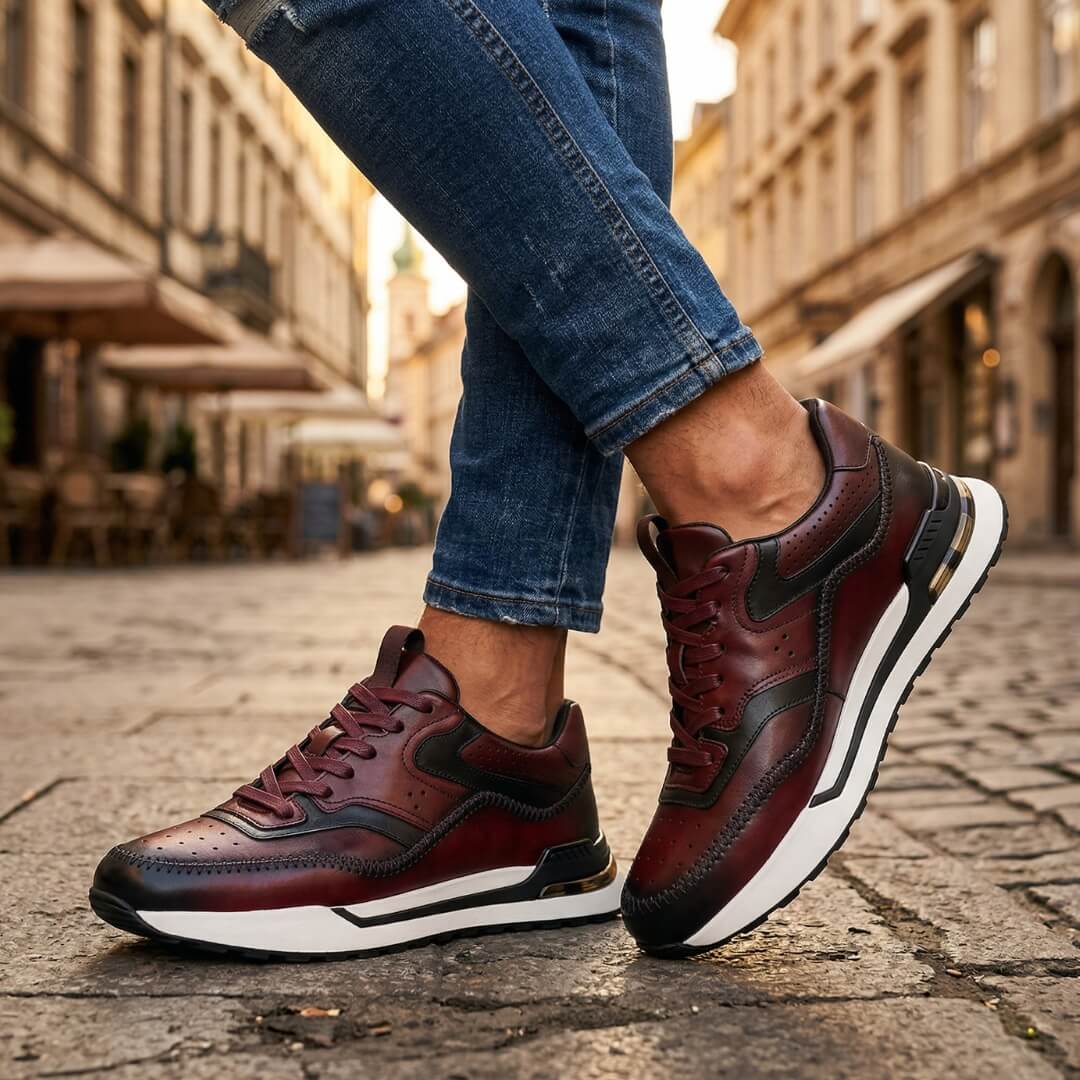 ZP04 - Sneakers in pelle multicolore