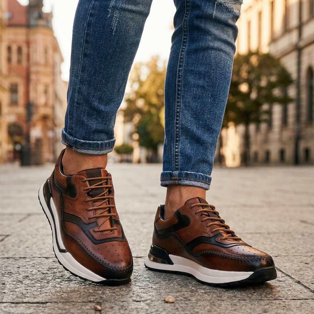 ZP04 - Sneakers in pelle multicolore