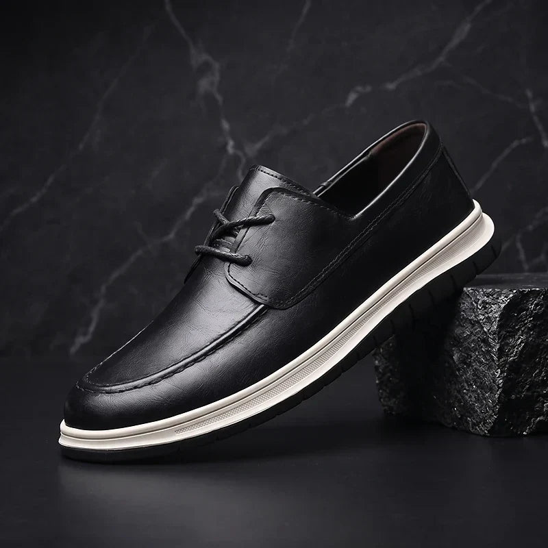 ZP14 - Sneakers in pelle tono terra