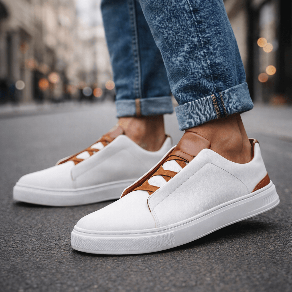 ZP11 - Scarpe da ginnastica in pelle urbane