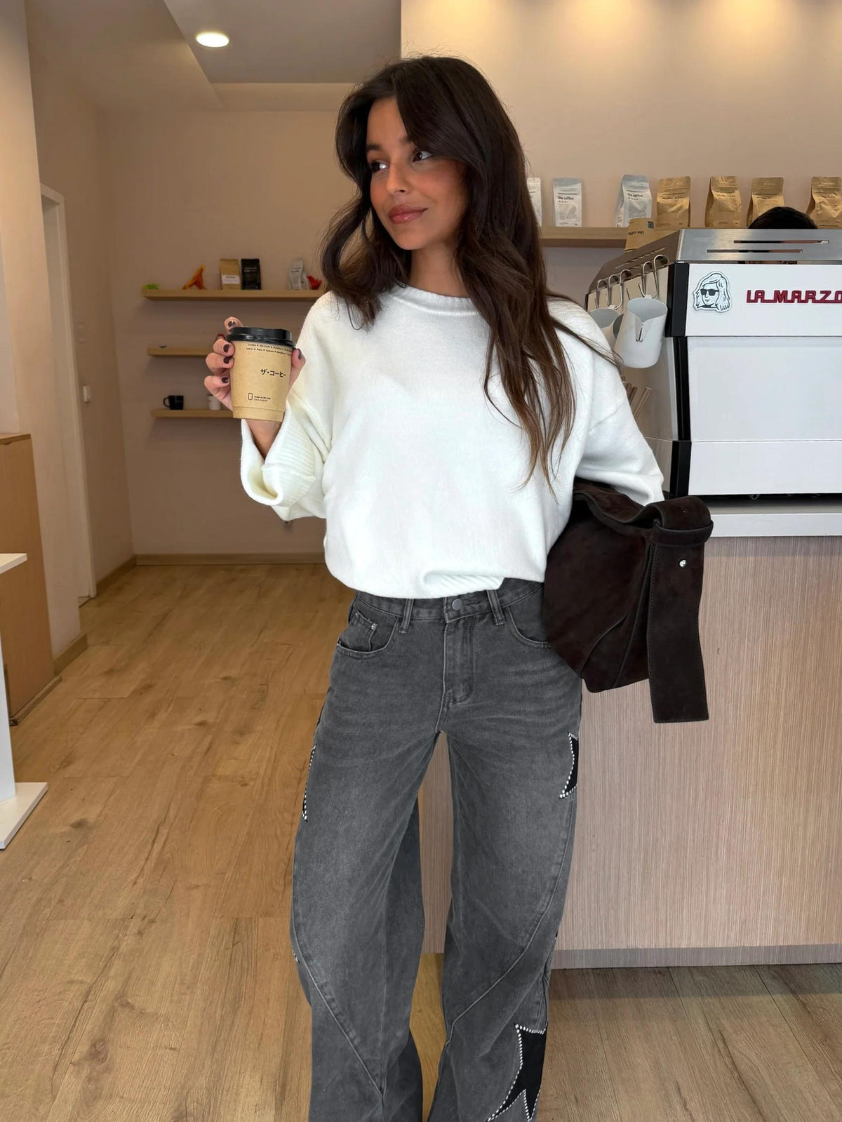 Jeans dritti con stelle Casual Star