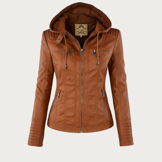 Benedetta - Giacca in Pelle Robusta ed Elegante