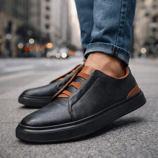 ZP11 - Scarpe da Ginnastica in Pelle Urbane