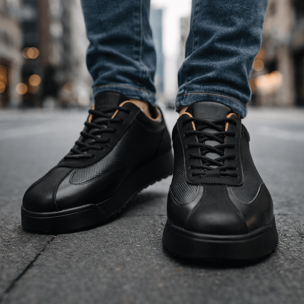 ZP05 - Scarpe da ginnastica in pelle casual
