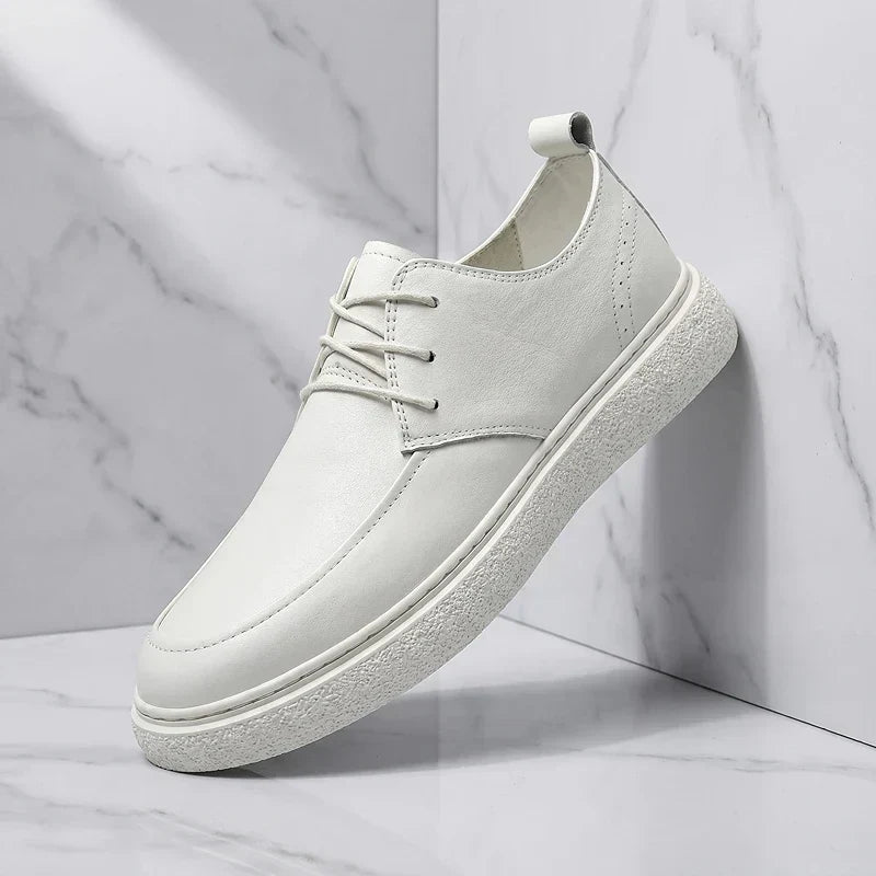 ZP15 - Scarpe da ginnastica in pelle bicolore