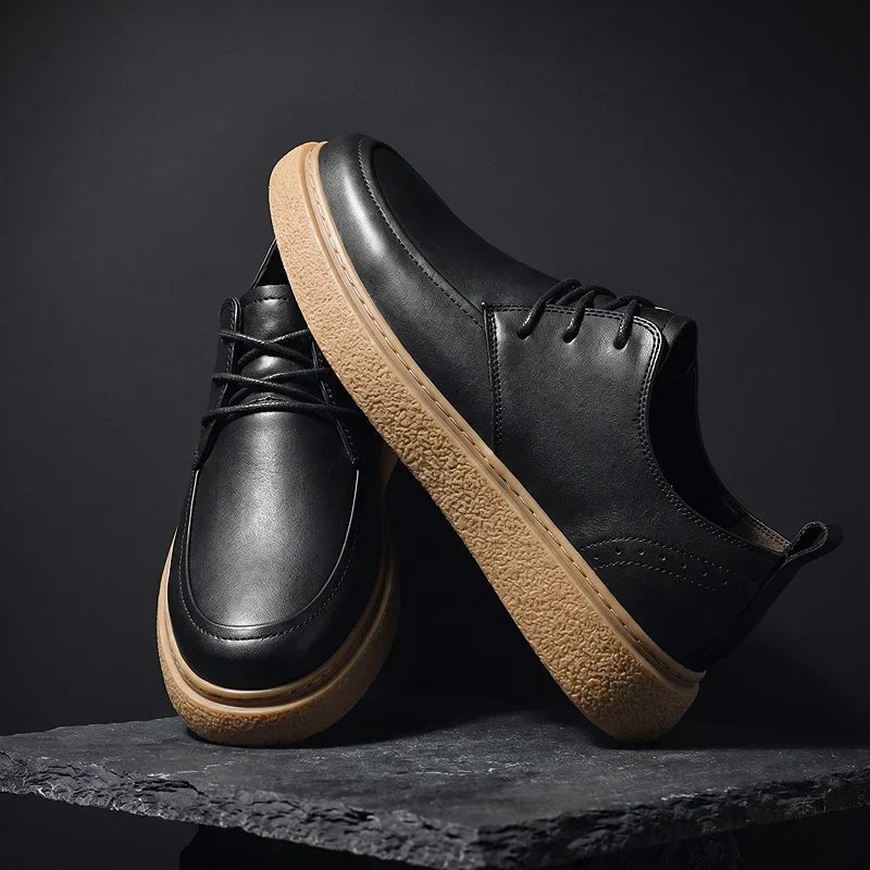 ZP15 - Scarpe da ginnastica in pelle bicolore