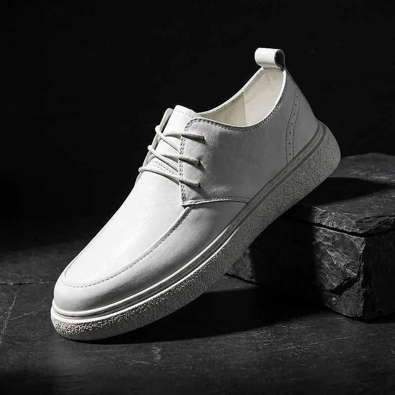 ZP15 - Scarpe da ginnastica in pelle bicolore