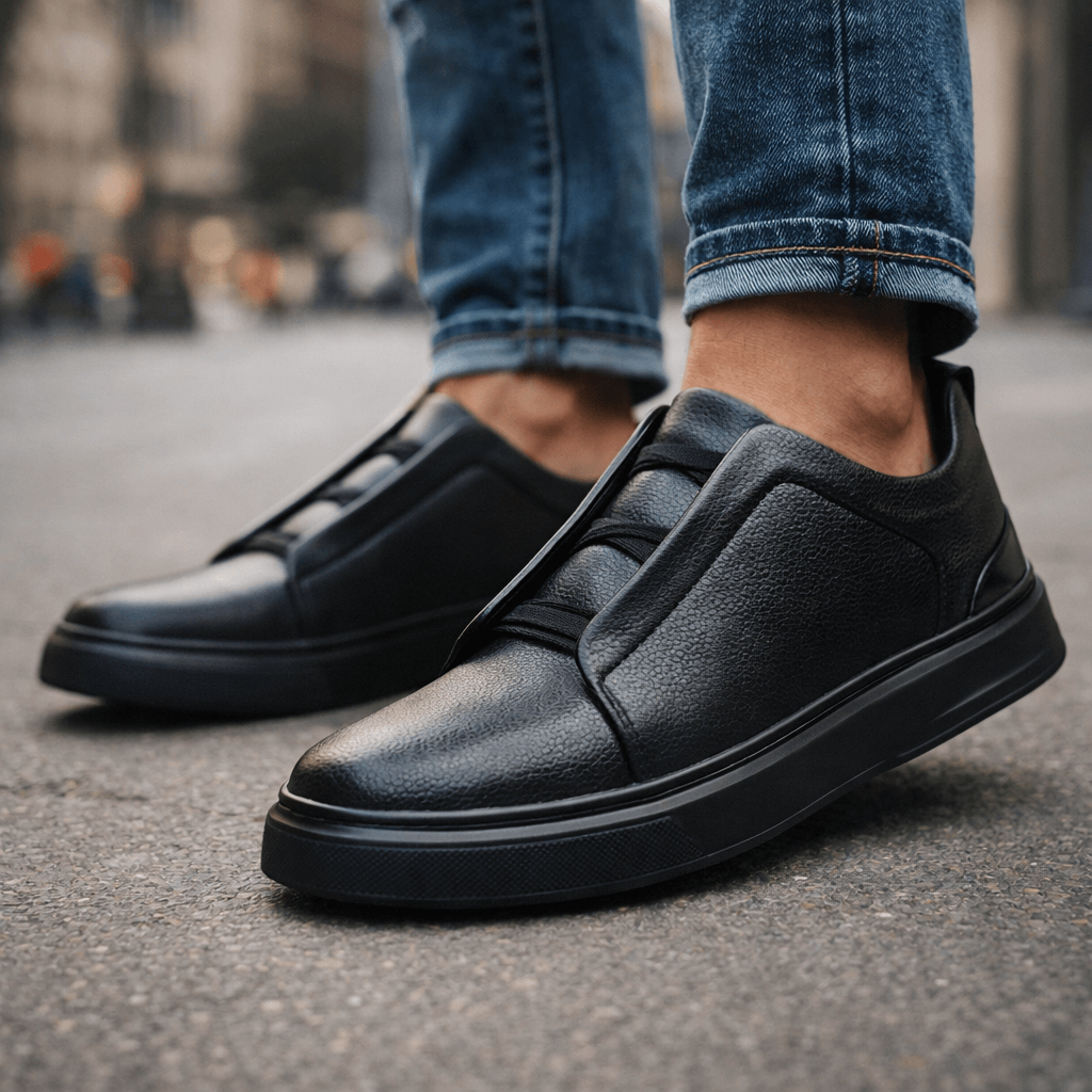 ZP11 - Scarpe da ginnastica in pelle urbane