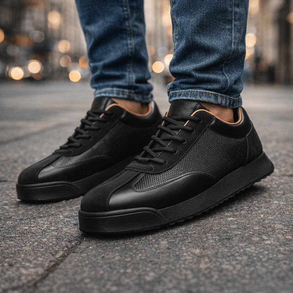 ZP05 - Scarpe da ginnastica in pelle casual