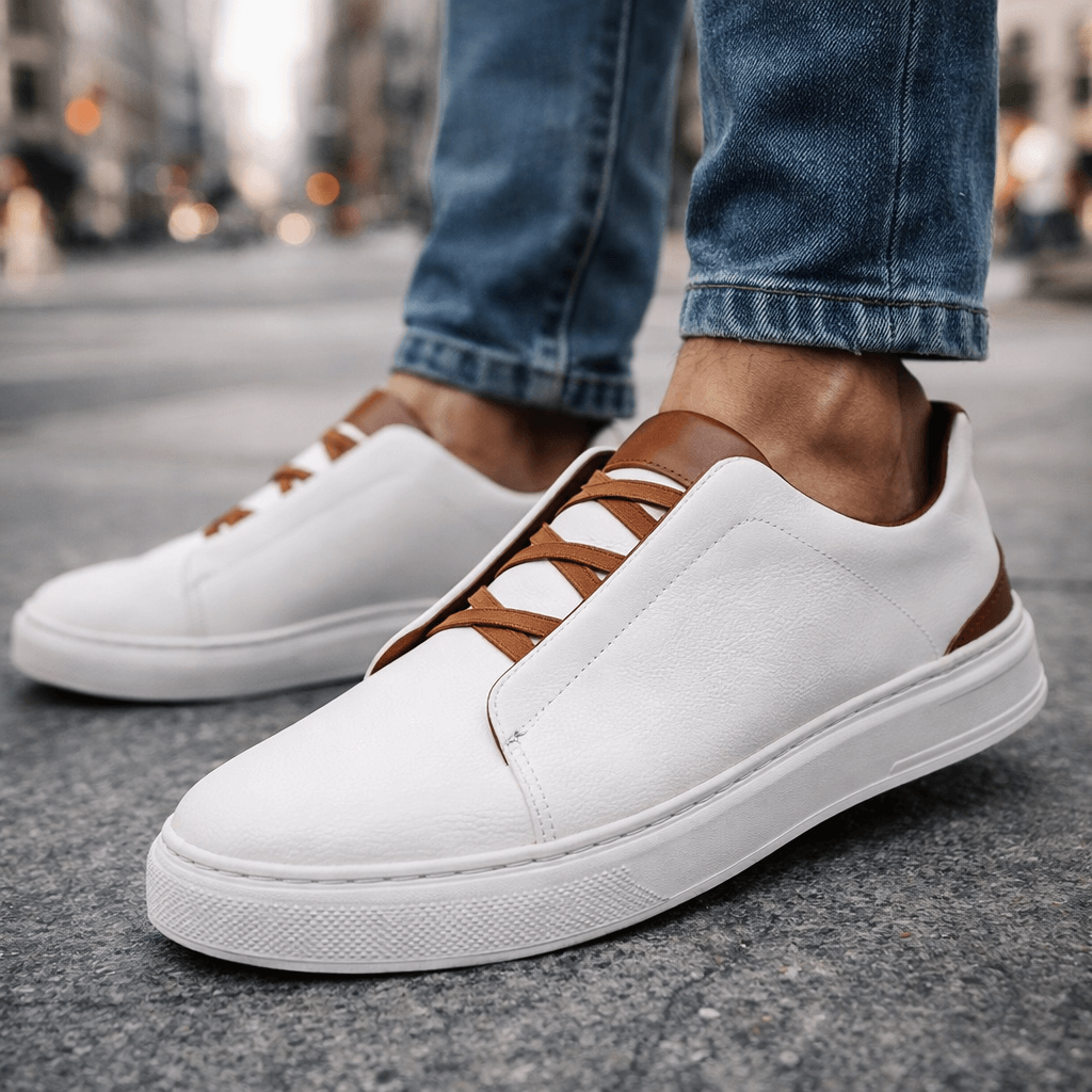 ZP11 - Scarpe da ginnastica in pelle urbane