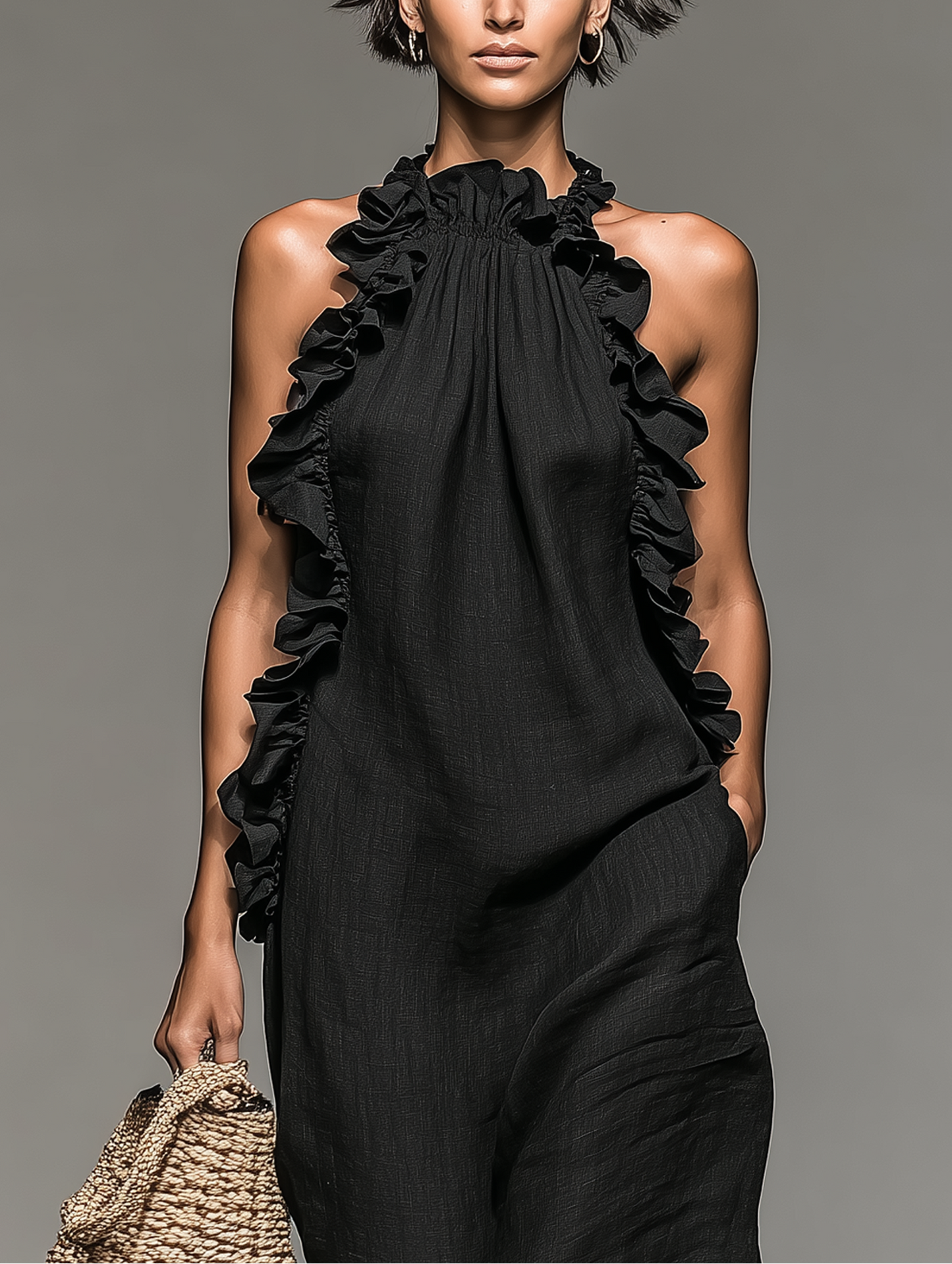 Ainara - Vestito Lungo con Tasche