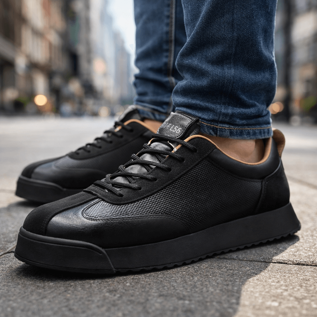ZP05 - Scarpe da ginnastica in pelle casual