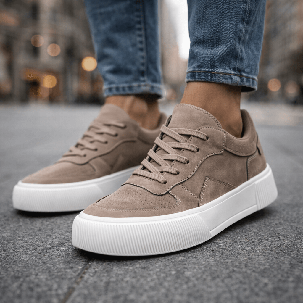 ZP10 - Scarpe da ginnastica in camoscio multicolore