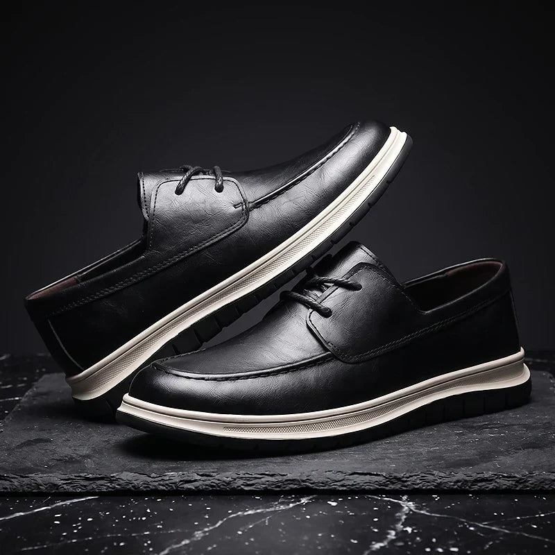 ZP14 - Sneakers in pelle tono terra