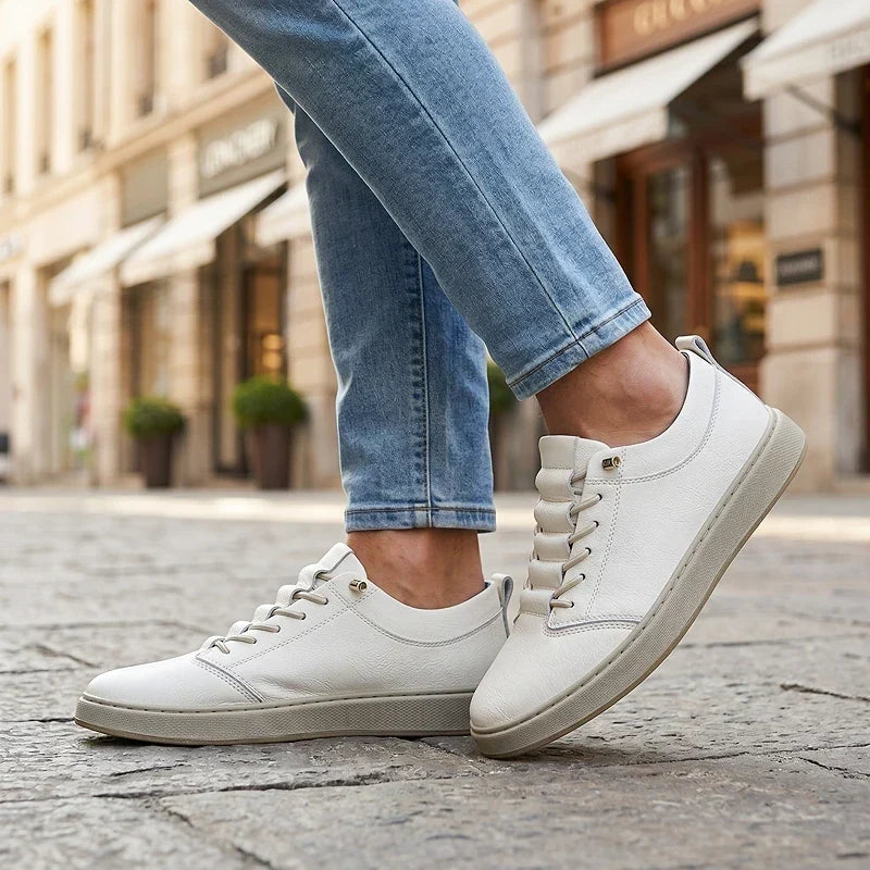ZP09 - Scarpe da ginnastica in pelle sartoriali