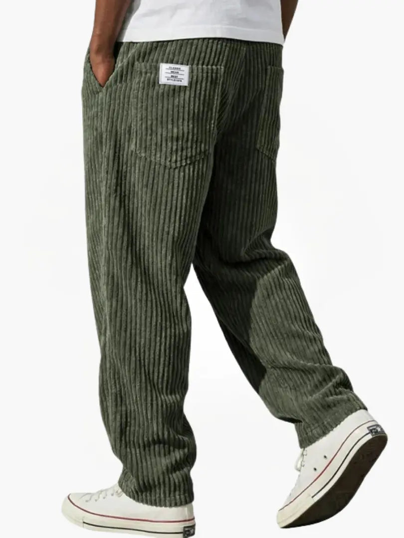 Fletcher - Pantaloni Classici in Velluto a Coste e Comodi