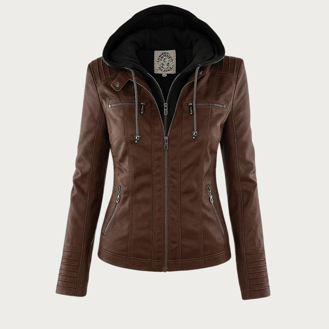 Benedetta - Giacca in Pelle Robusta ed Elegante