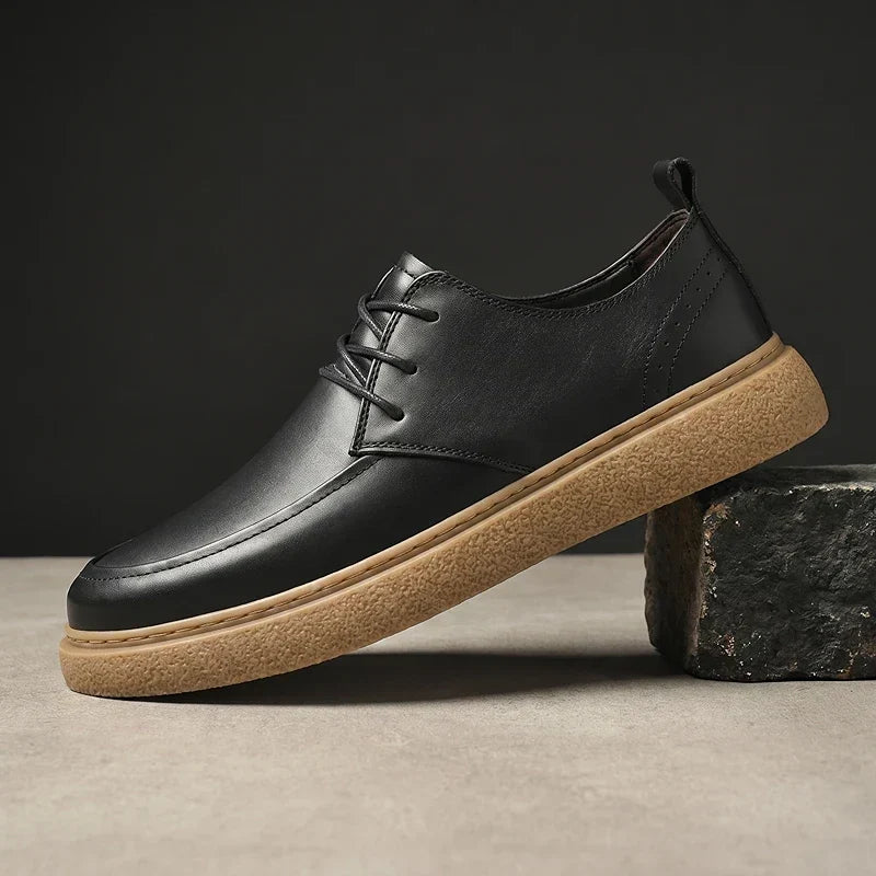 ZP15 - Scarpe da ginnastica in pelle bicolore