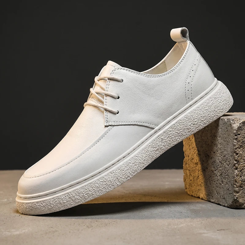 ZP15 - Scarpe da ginnastica in pelle bicolore