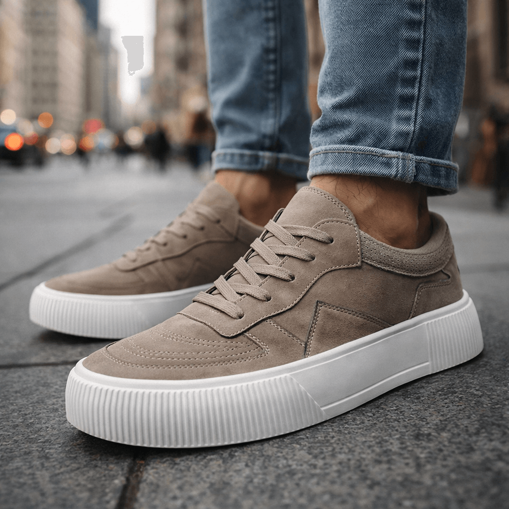 ZP10 - Scarpe da ginnastica in camoscio multicolore