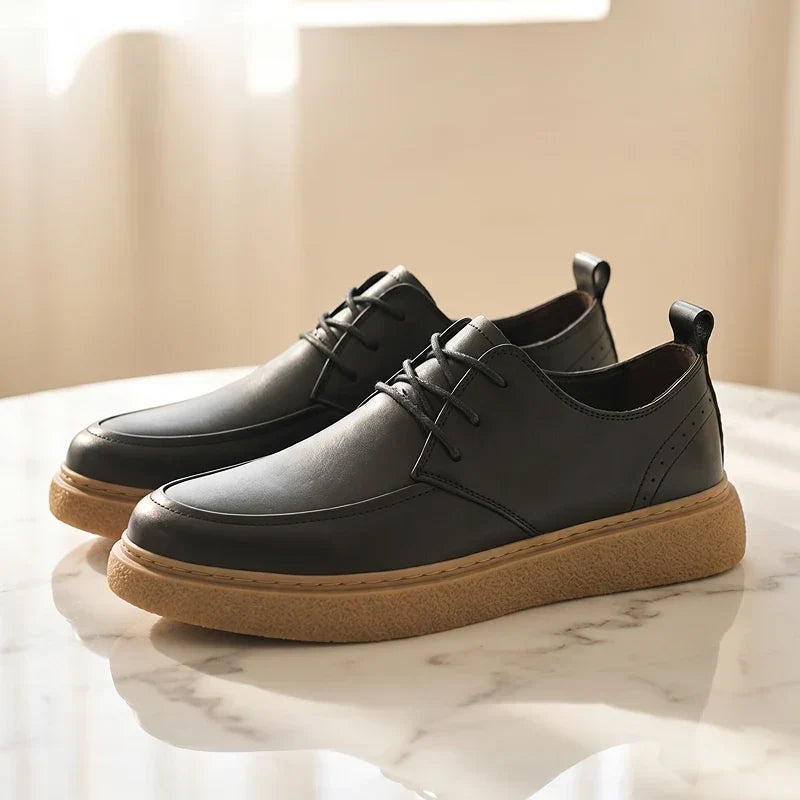 ZP15 - Scarpe da ginnastica in pelle bicolore