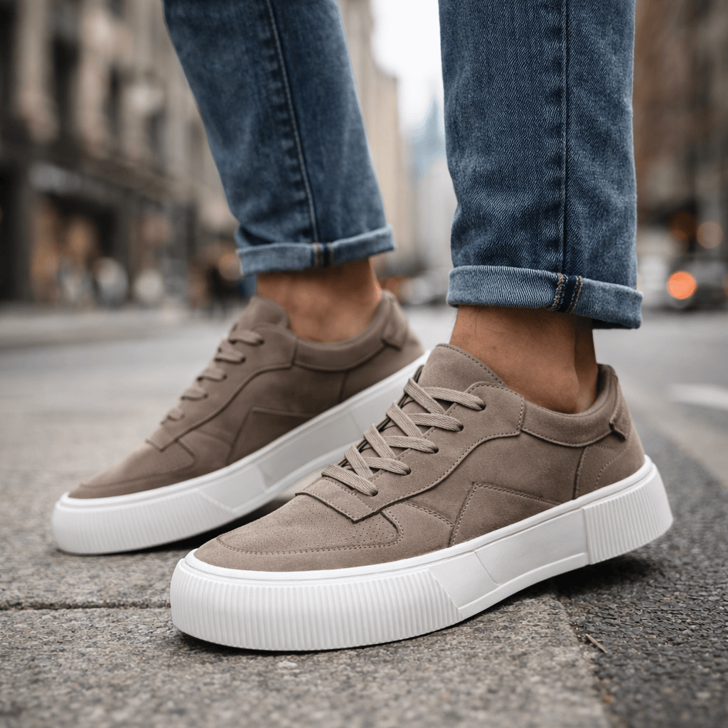 ZP10 - Scarpe da ginnastica in camoscio multicolore