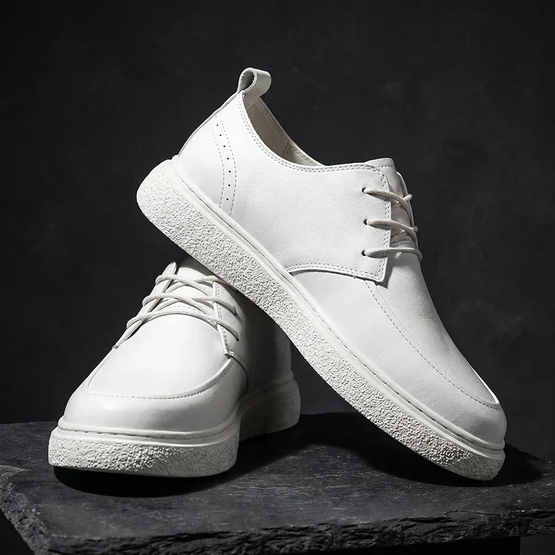 ZP15 - Scarpe da ginnastica in pelle bicolore