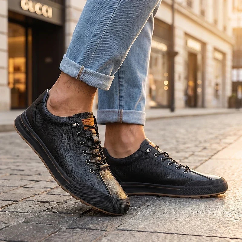 ZP16 - Scarpe da ginnastica in pelle contemporanea