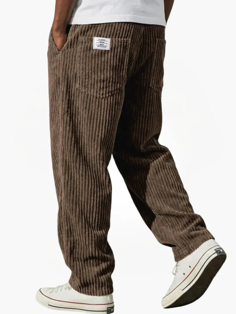 Fletcher - Pantaloni Classici in Velluto a Coste e Comodi