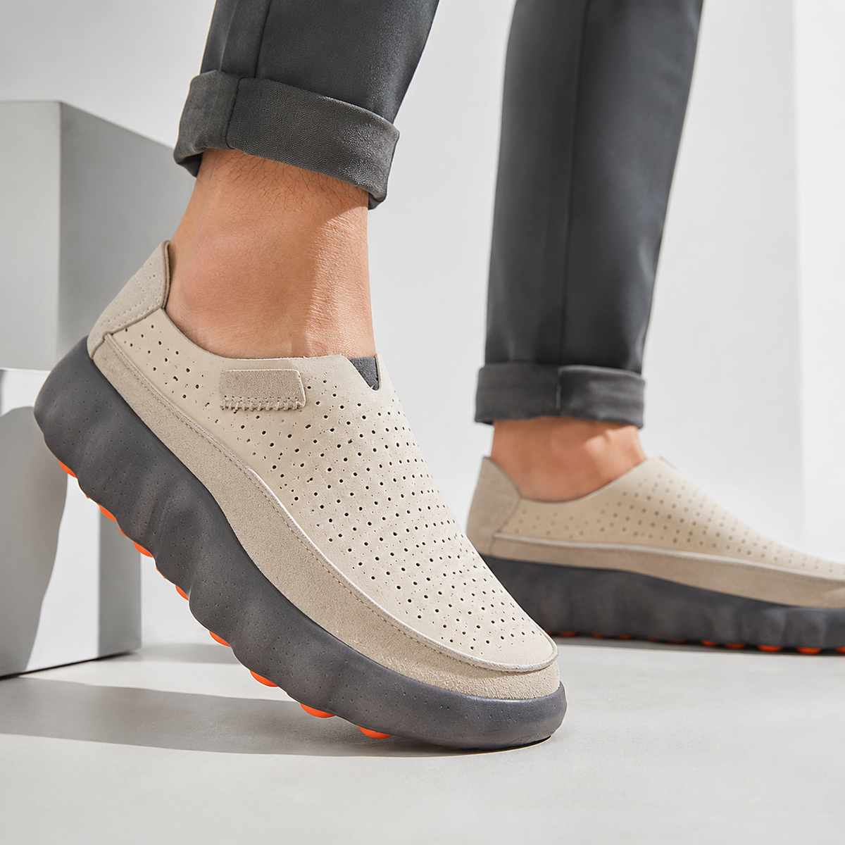 Leonardo - Mocassini Slip-On Comfort