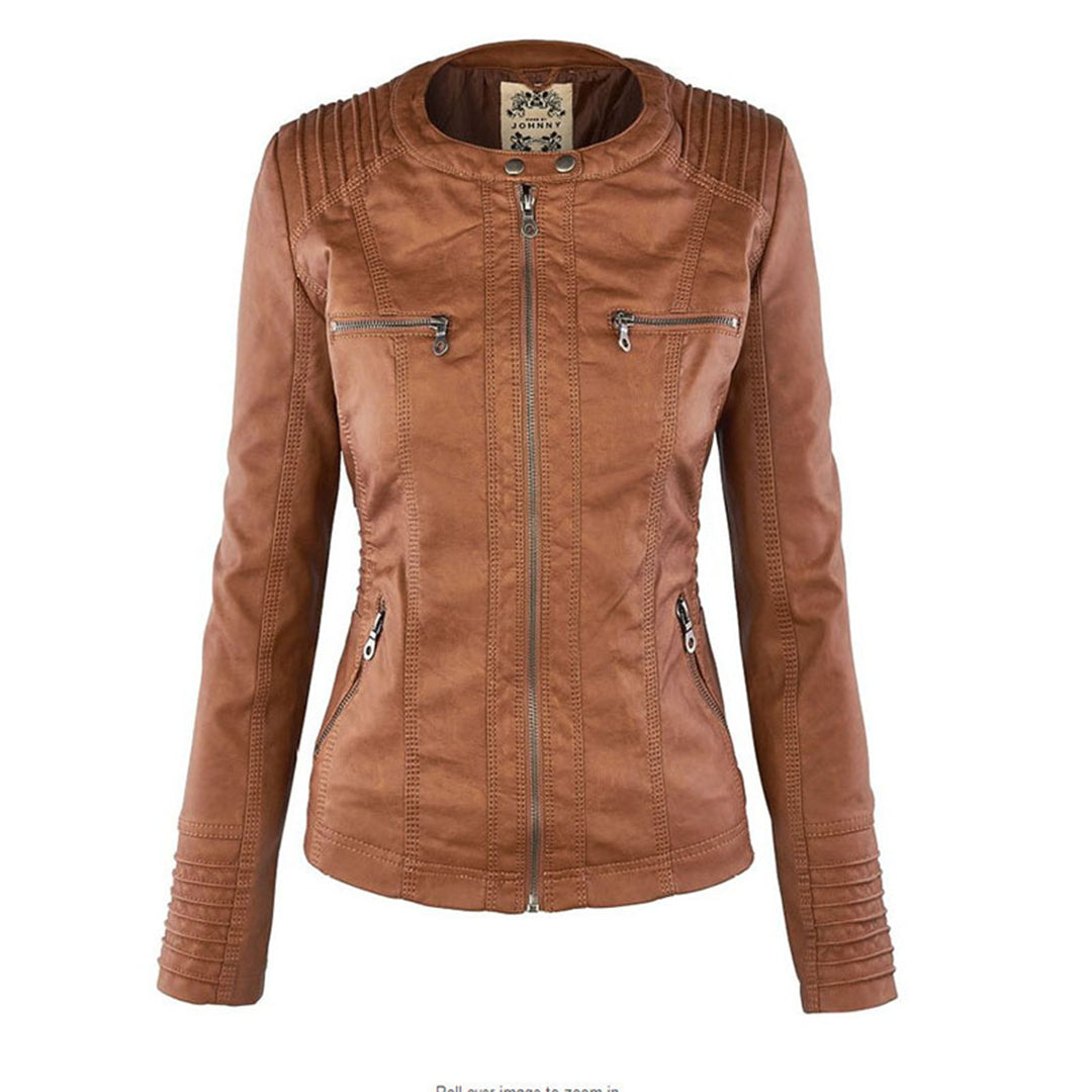 Benedetta - Giacca in Pelle Robusta ed Elegante