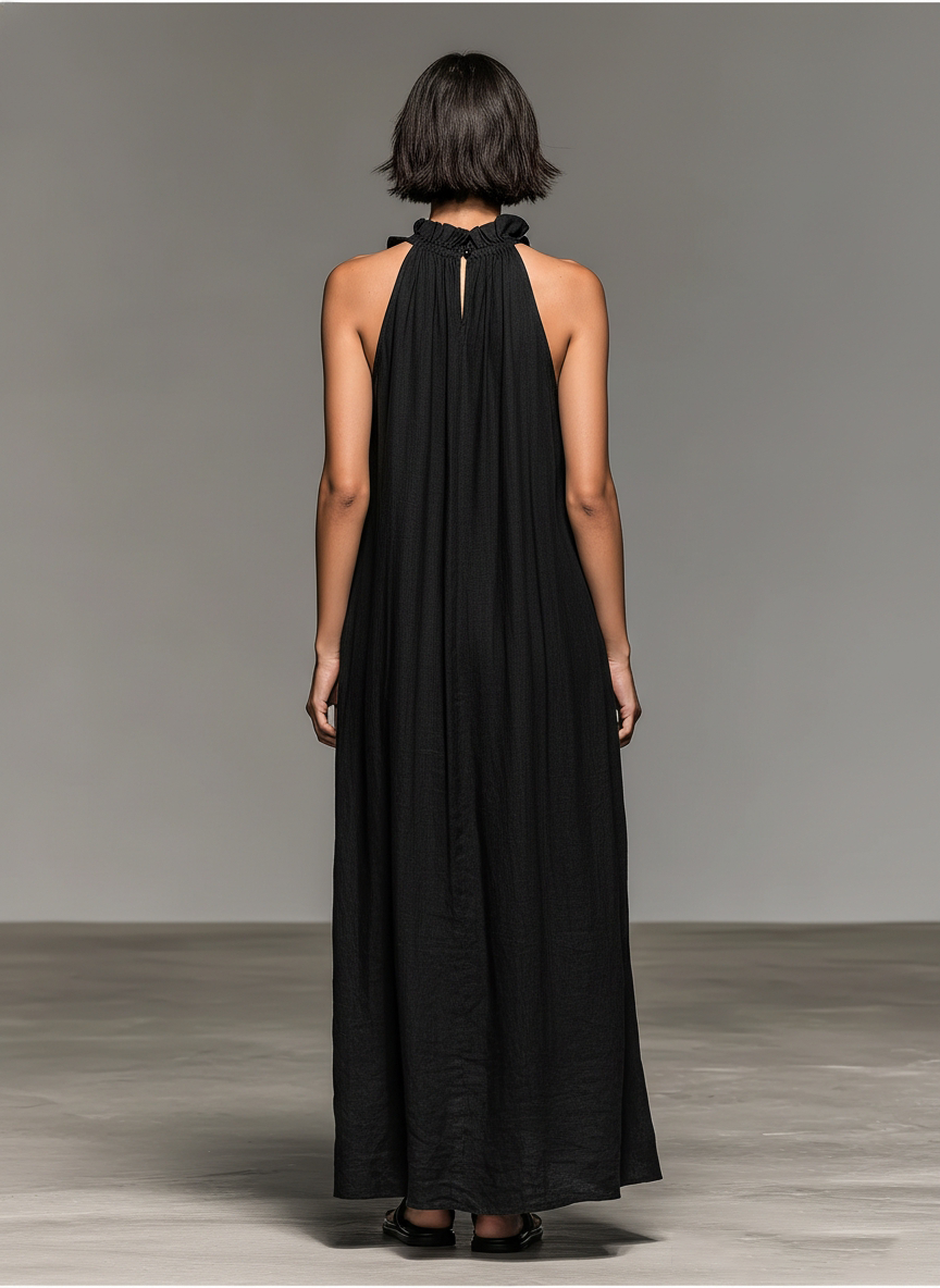 Ainara - Vestito Lungo con Tasche