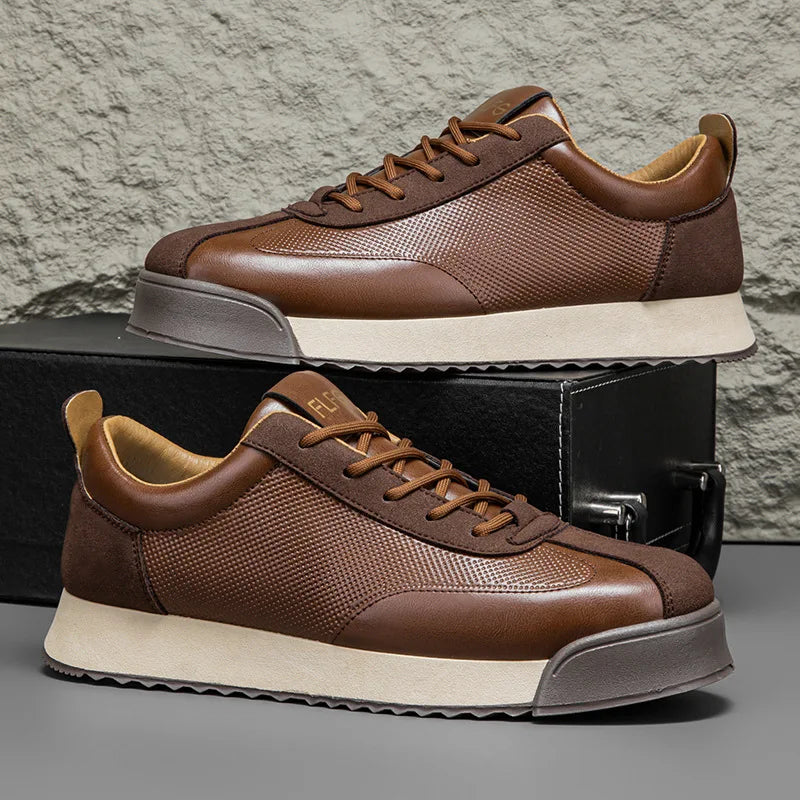 ZP05 - Scarpe da ginnastica in pelle casual