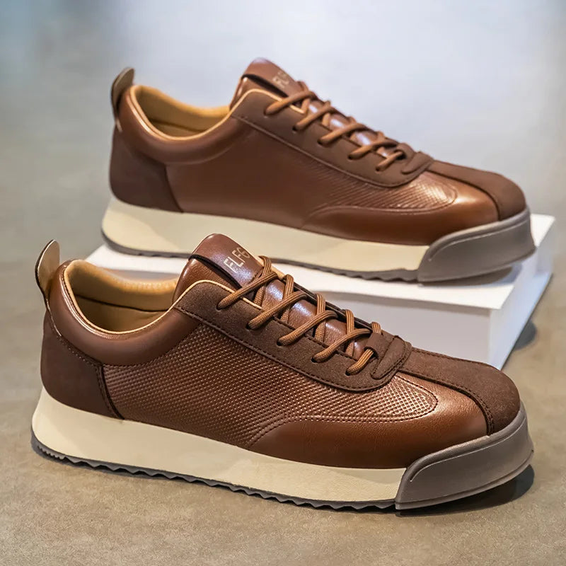 ZP05 - Scarpe da ginnastica in pelle casual