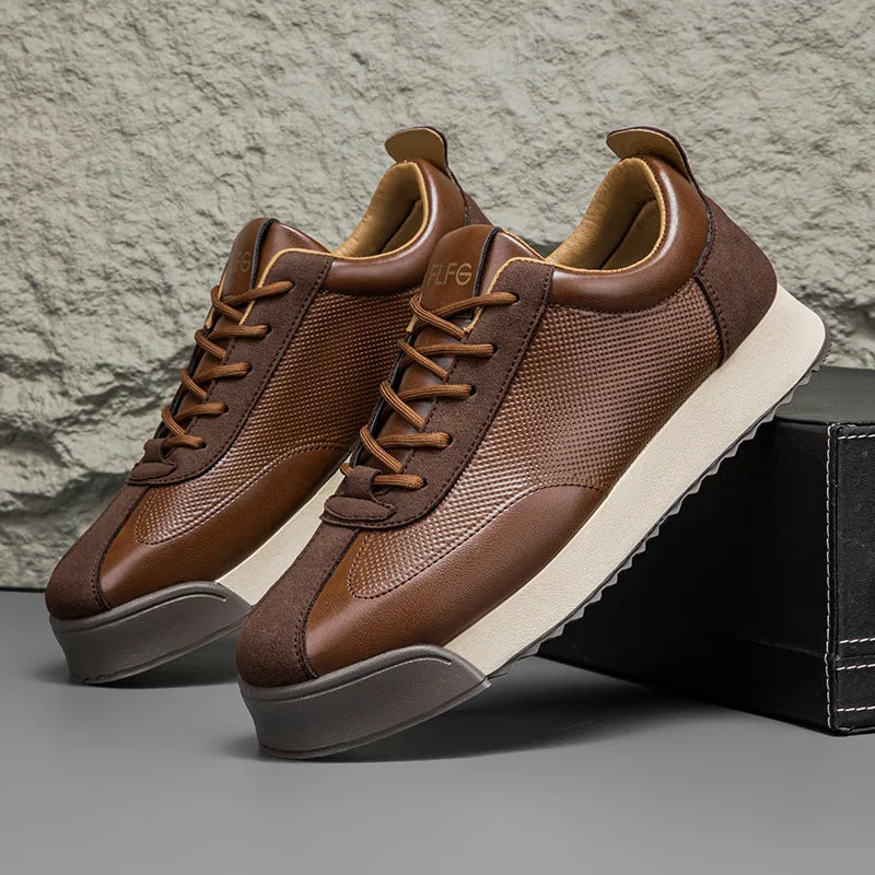 ZP05 - Scarpe da ginnastica in pelle casual